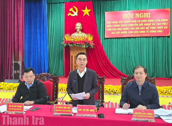 Tập trung “rà soát đến từng hộ”, tăng minh bạch và đối thoại trực tiếp